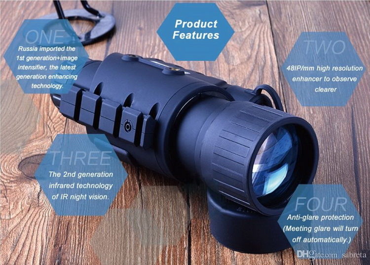 กล้องส่องทางไกล ตาเดียว อินฟาเรด (with mount) RG88 5X50 thumbnail 5